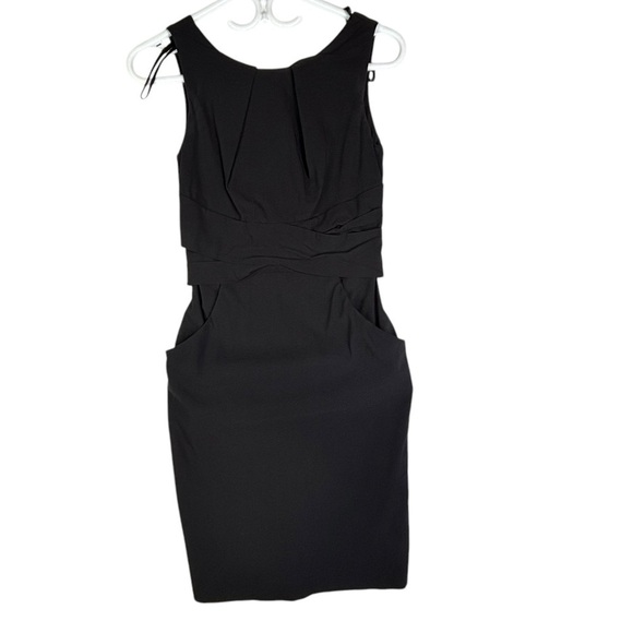 le chateau Dresses & Skirts - Le Chateau Black Pocketed Fitted Dress